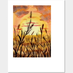 Autumn Wheat Posters and Art